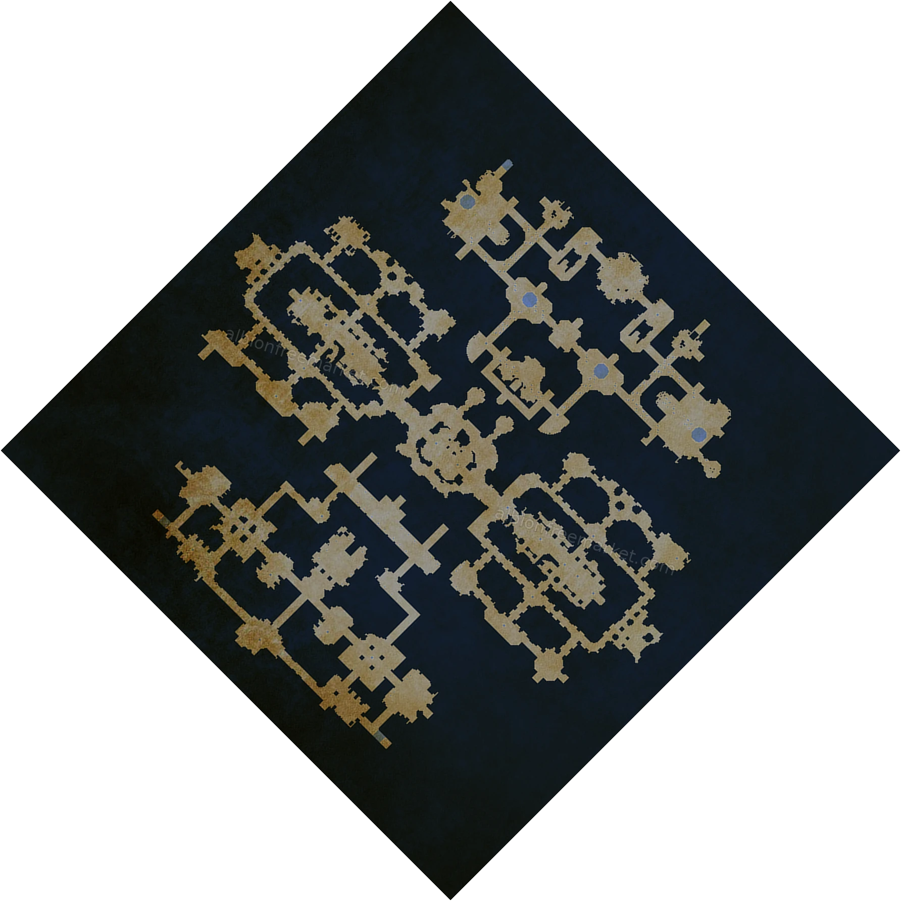 Exalted Crypt Albion Online map