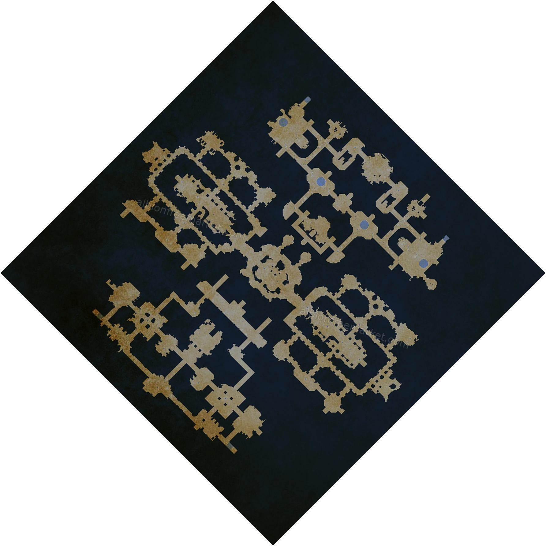 Exalted Crypt Albion Online map