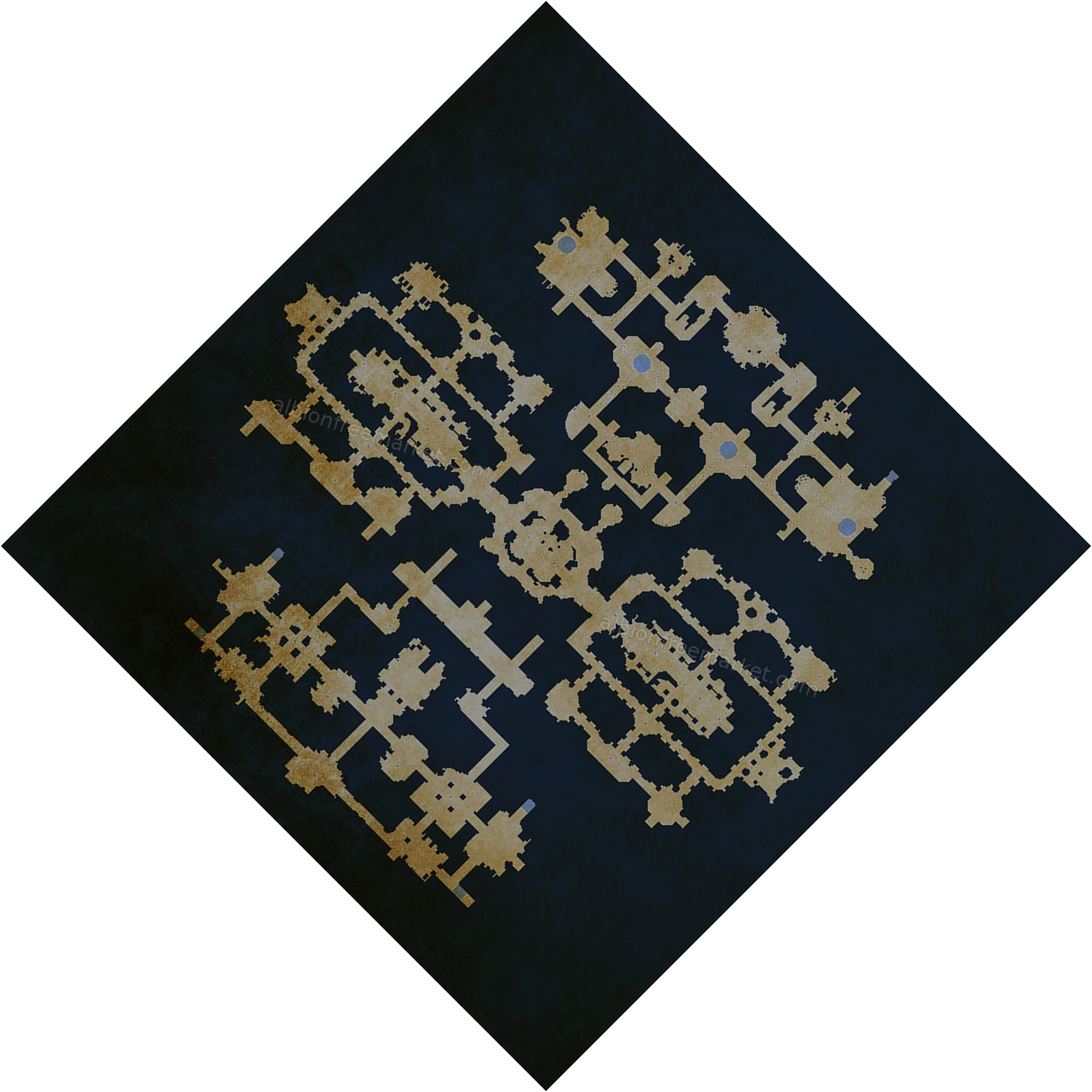 Exalted Crypt Albion Online map