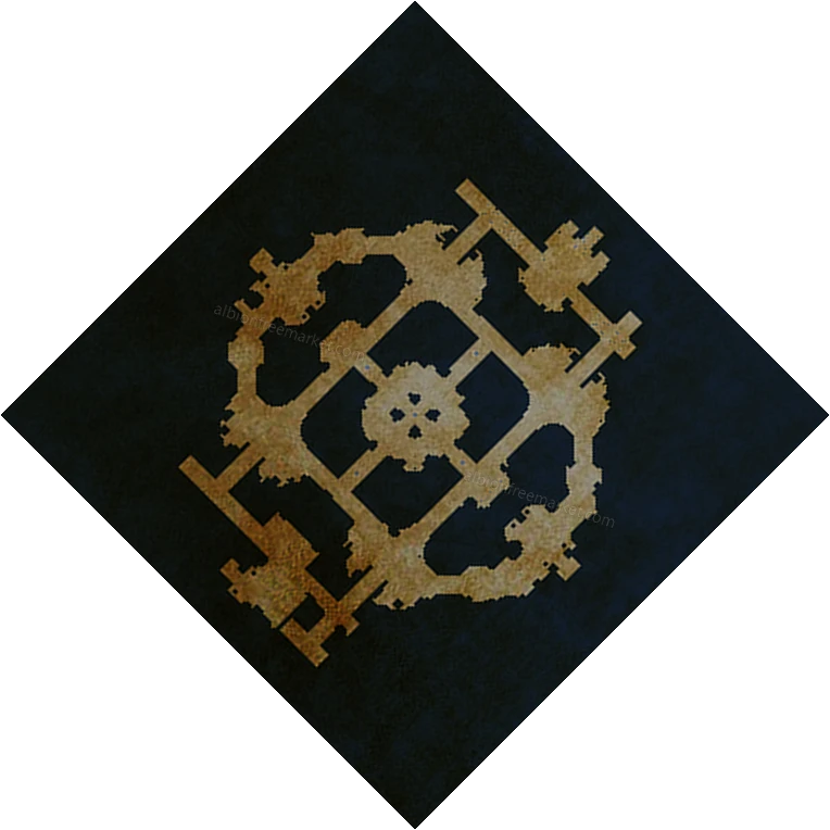 Mapa de Exalted Undercrypt de Albion Online