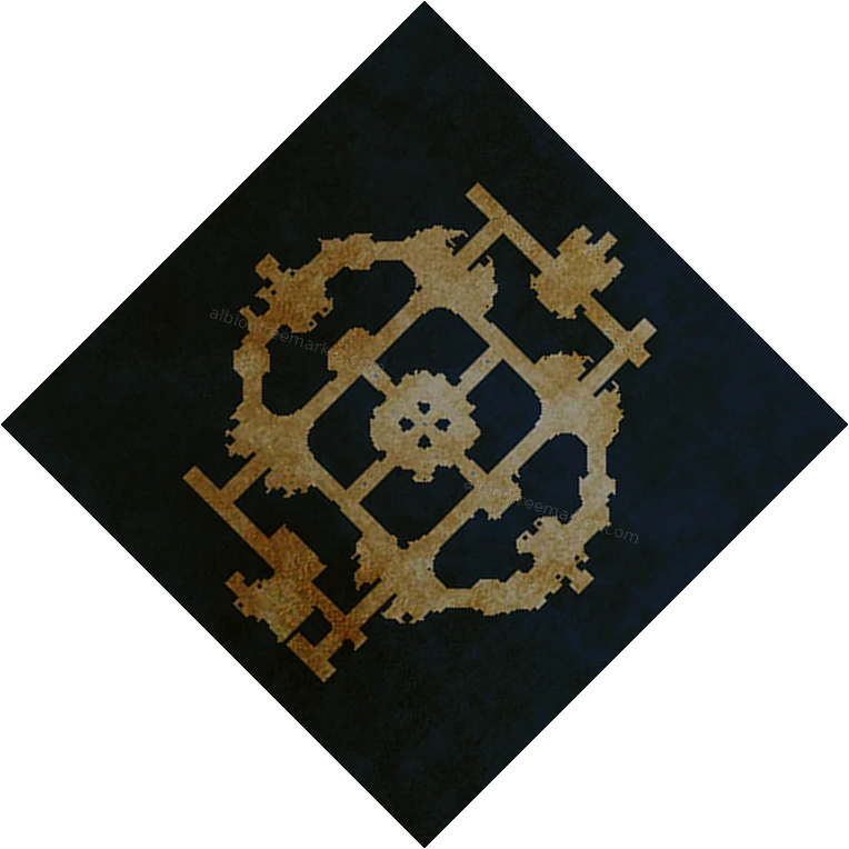 Exalted Undercrypt Albion Online map