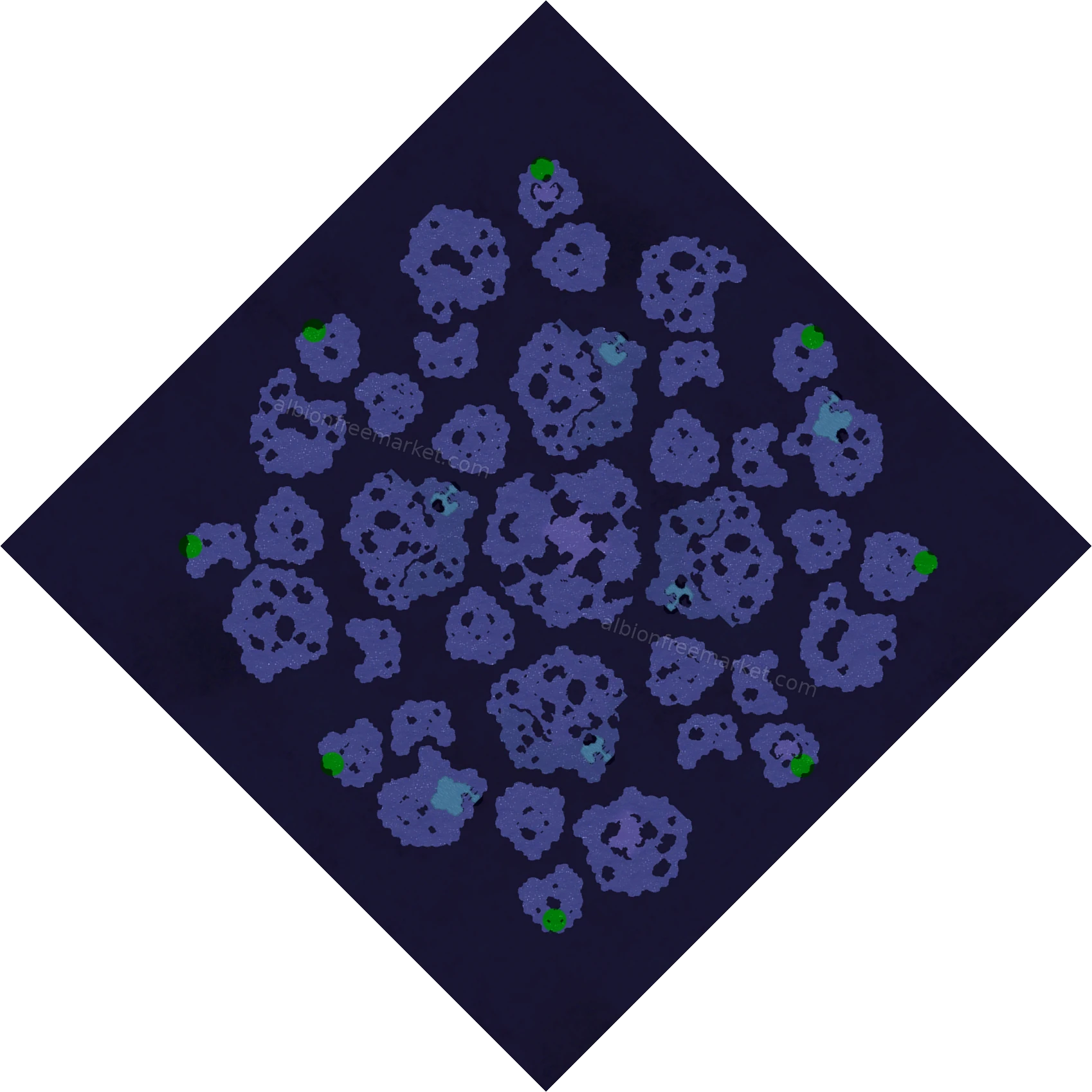 Ancient Lands (Black) Albion Online map
