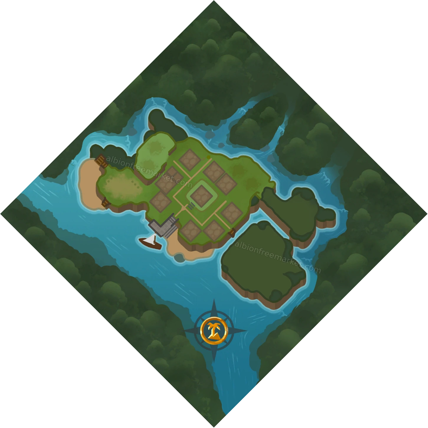 ISLAND-PLAYER-FOREST-0001d Albion Online map