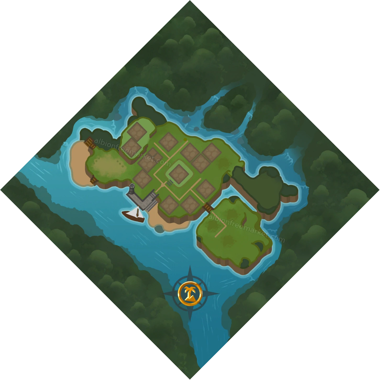 ISLAND-PLAYER-FOREST-0001e Albion Online map