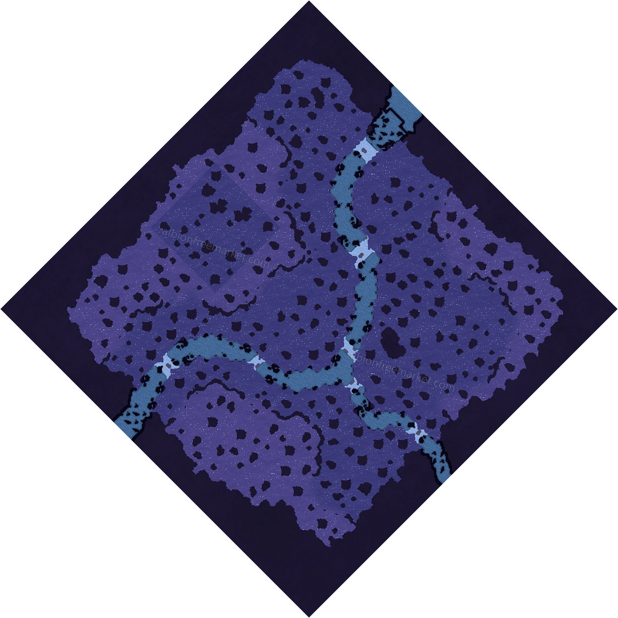 The Mists Albion Online map