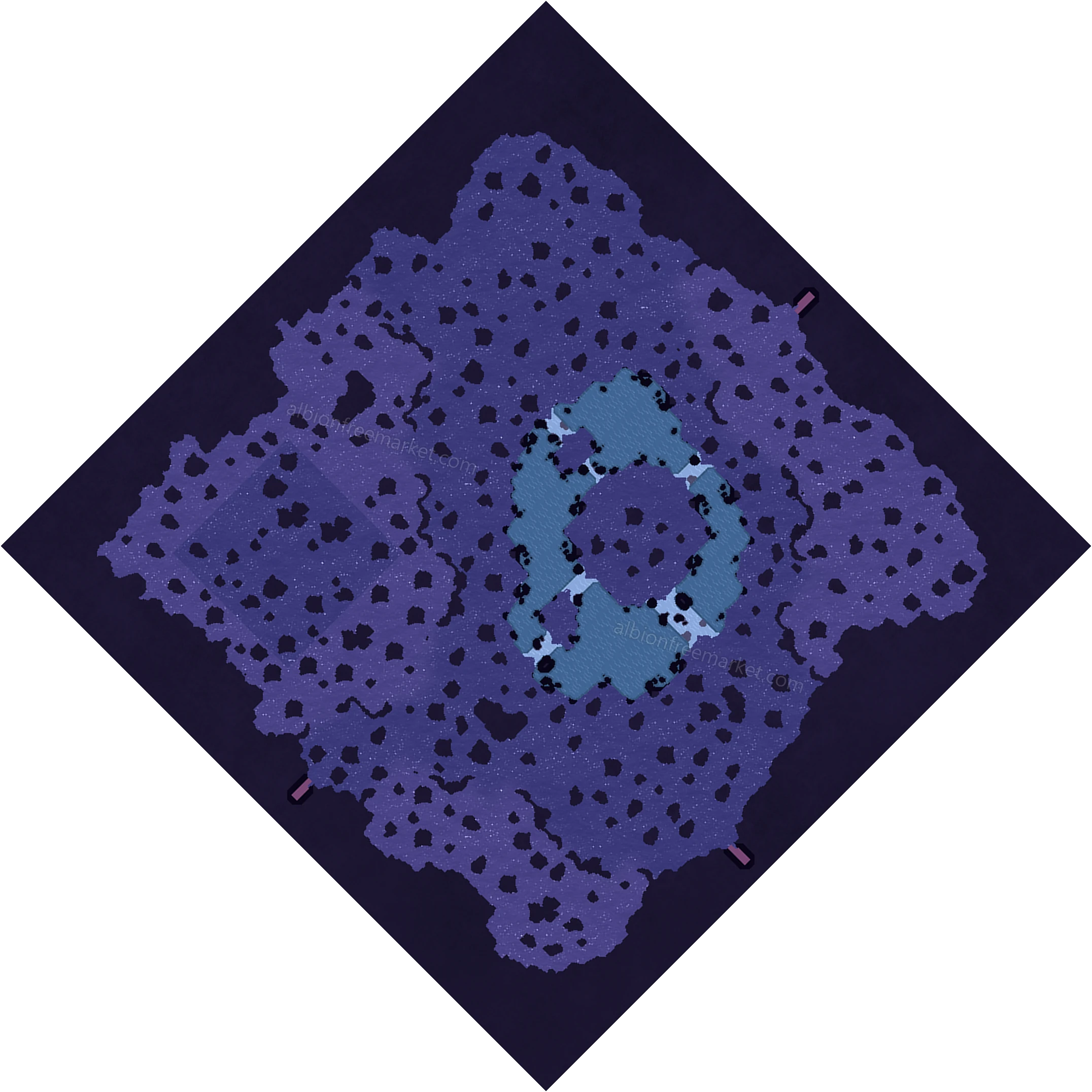 The Mists Albion Online map