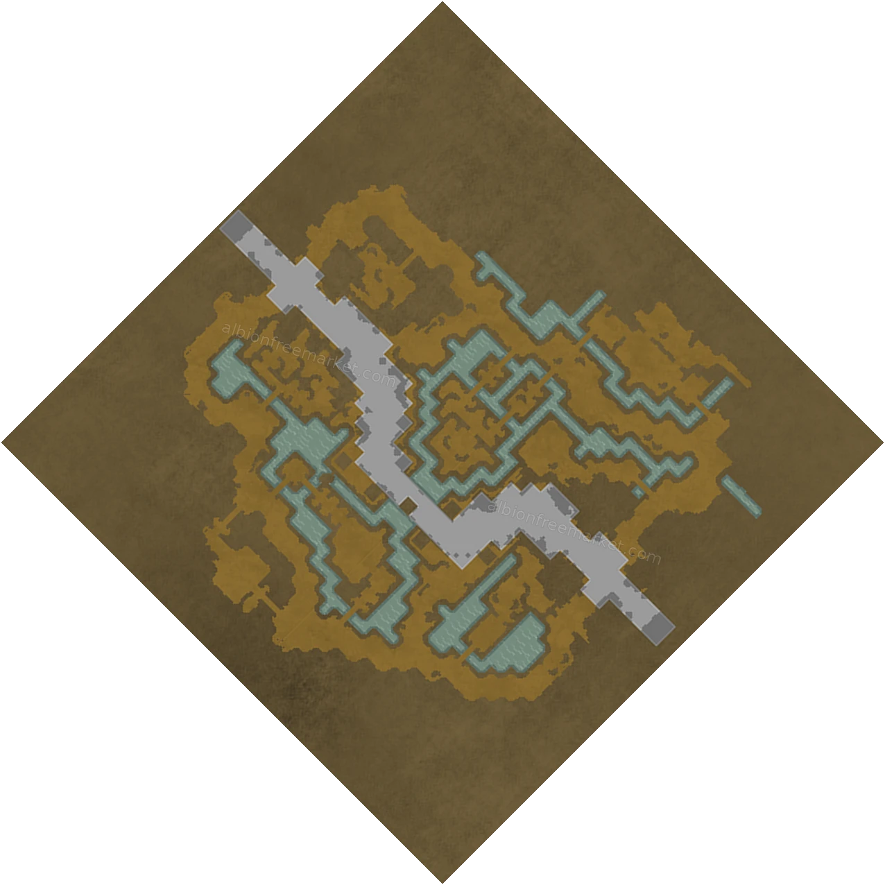 Crosscut Skip Albion Online map