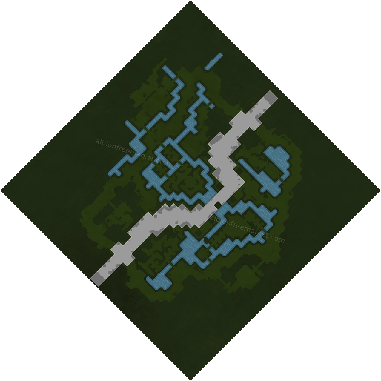 Craglight Cavern Albion Online map