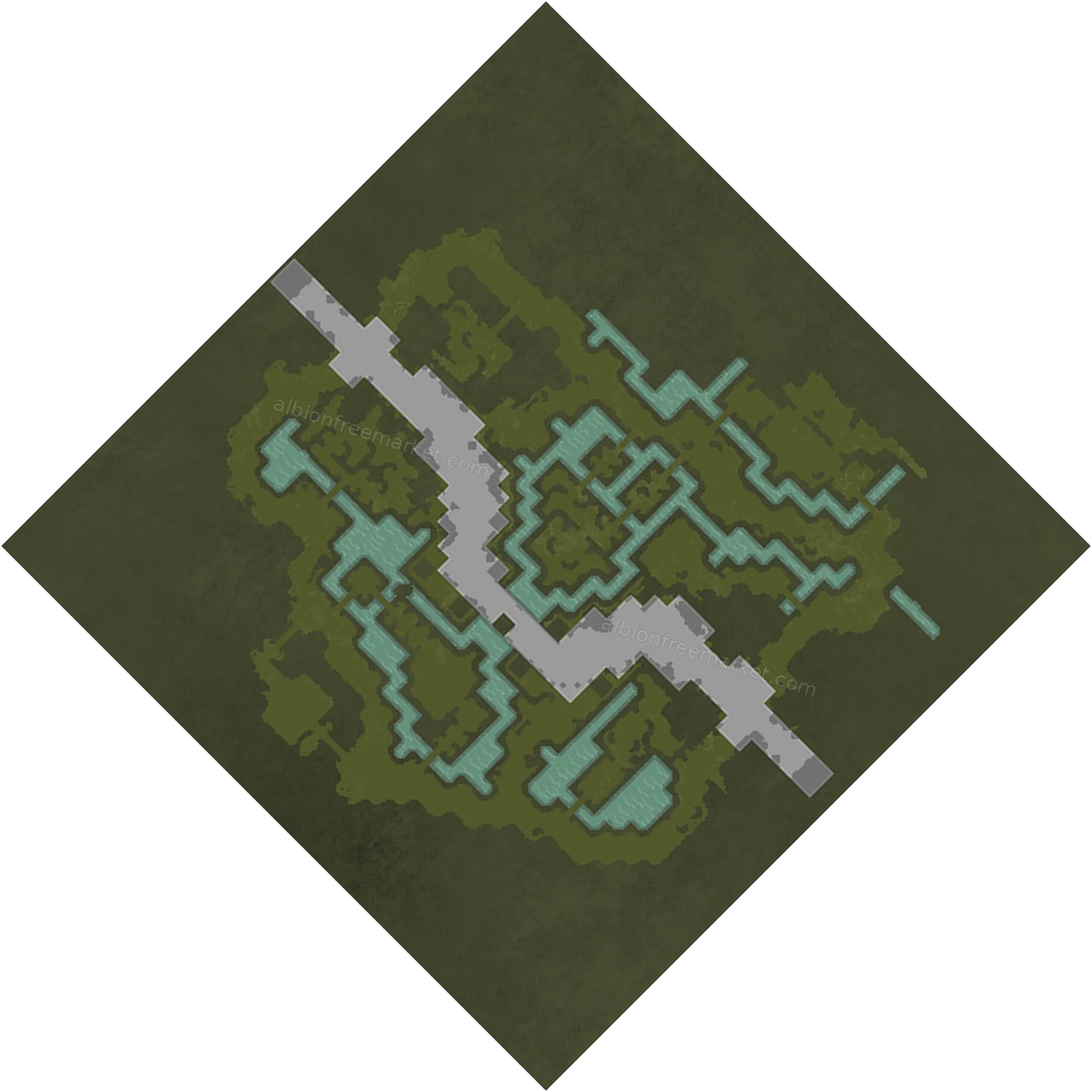 Shale Underway Albion Online map
