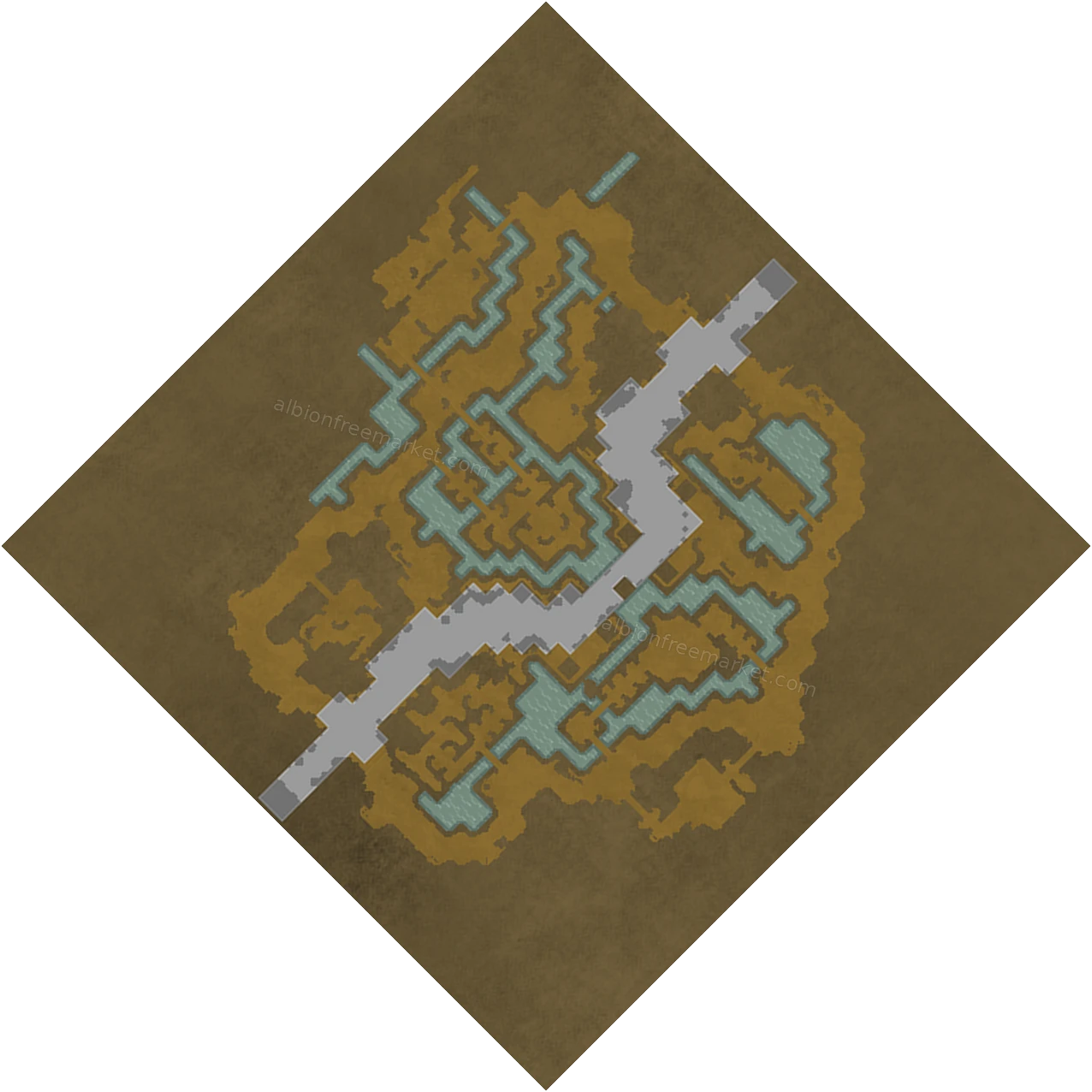 Driprock Tunnel Albion Online map