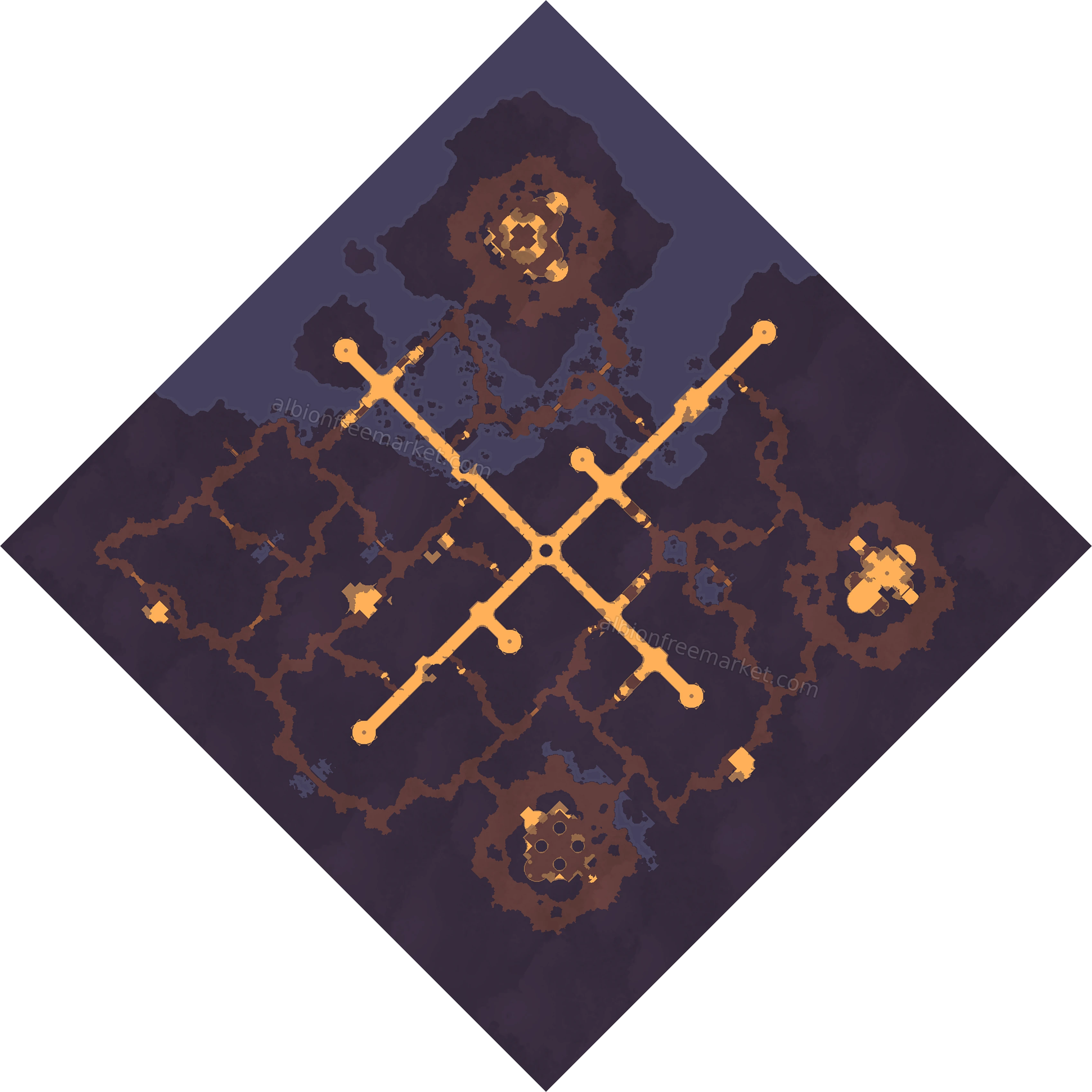 Xouitos-Aeoilos Albion Online map