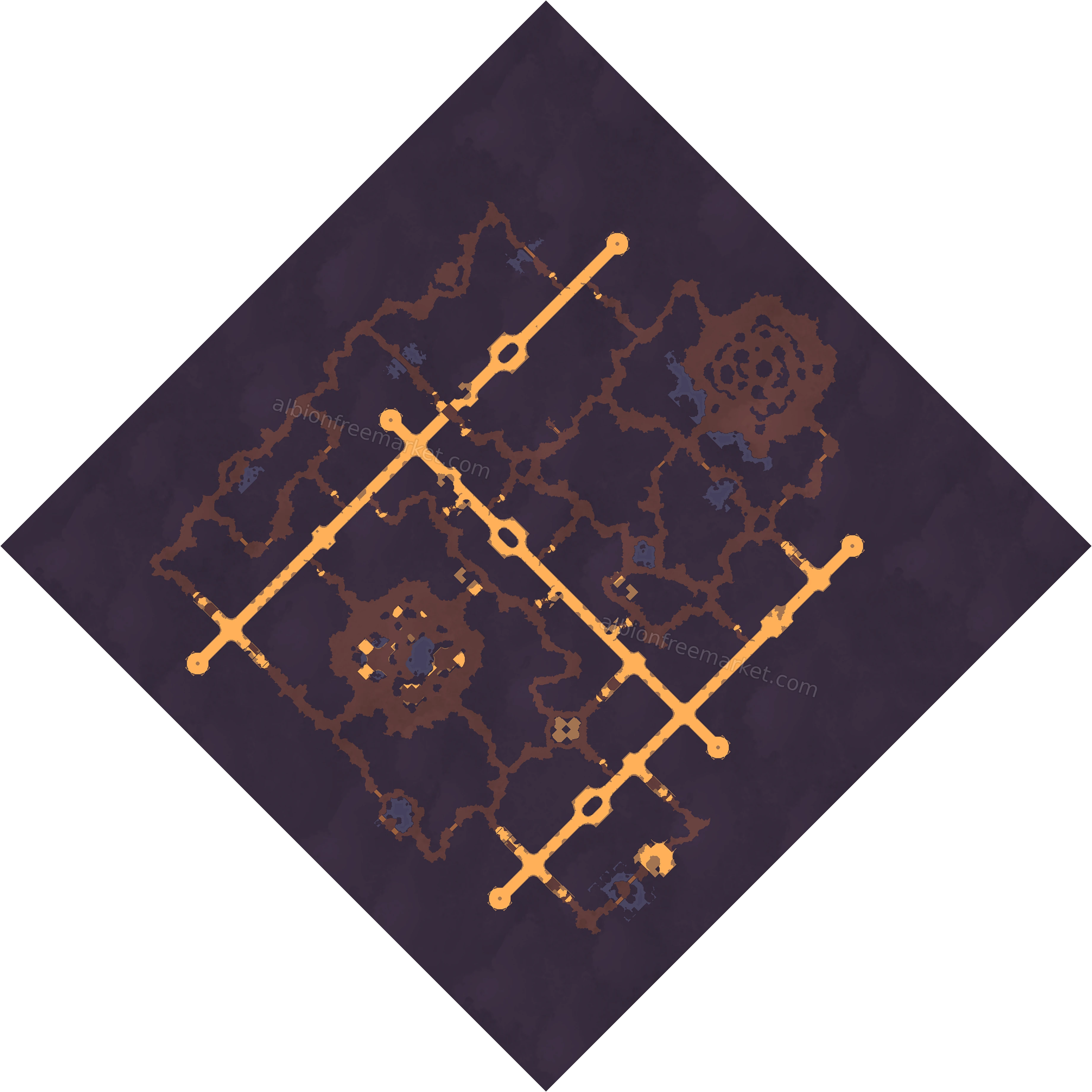 Huyitos-Agoitum Albion Online map