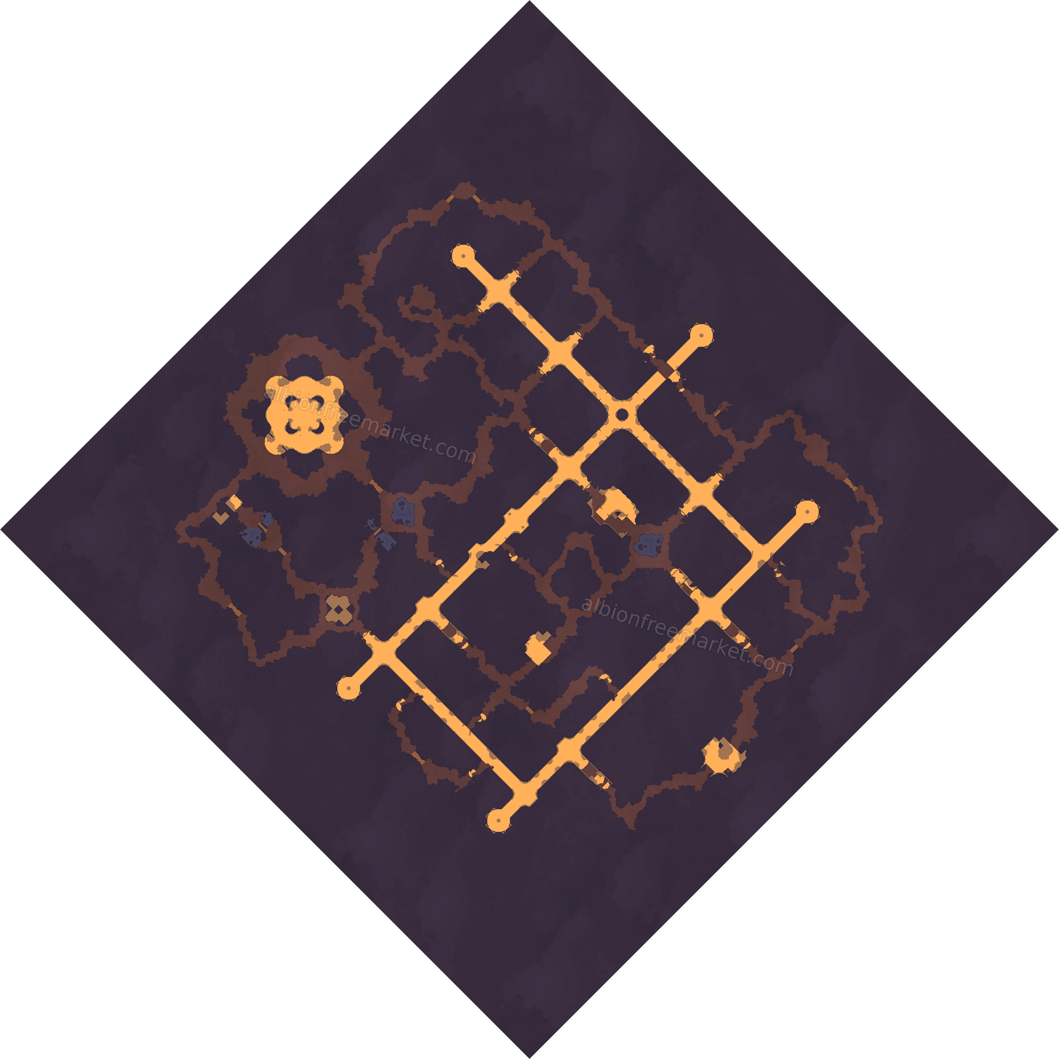 Poues-Unatam Albion Online map
