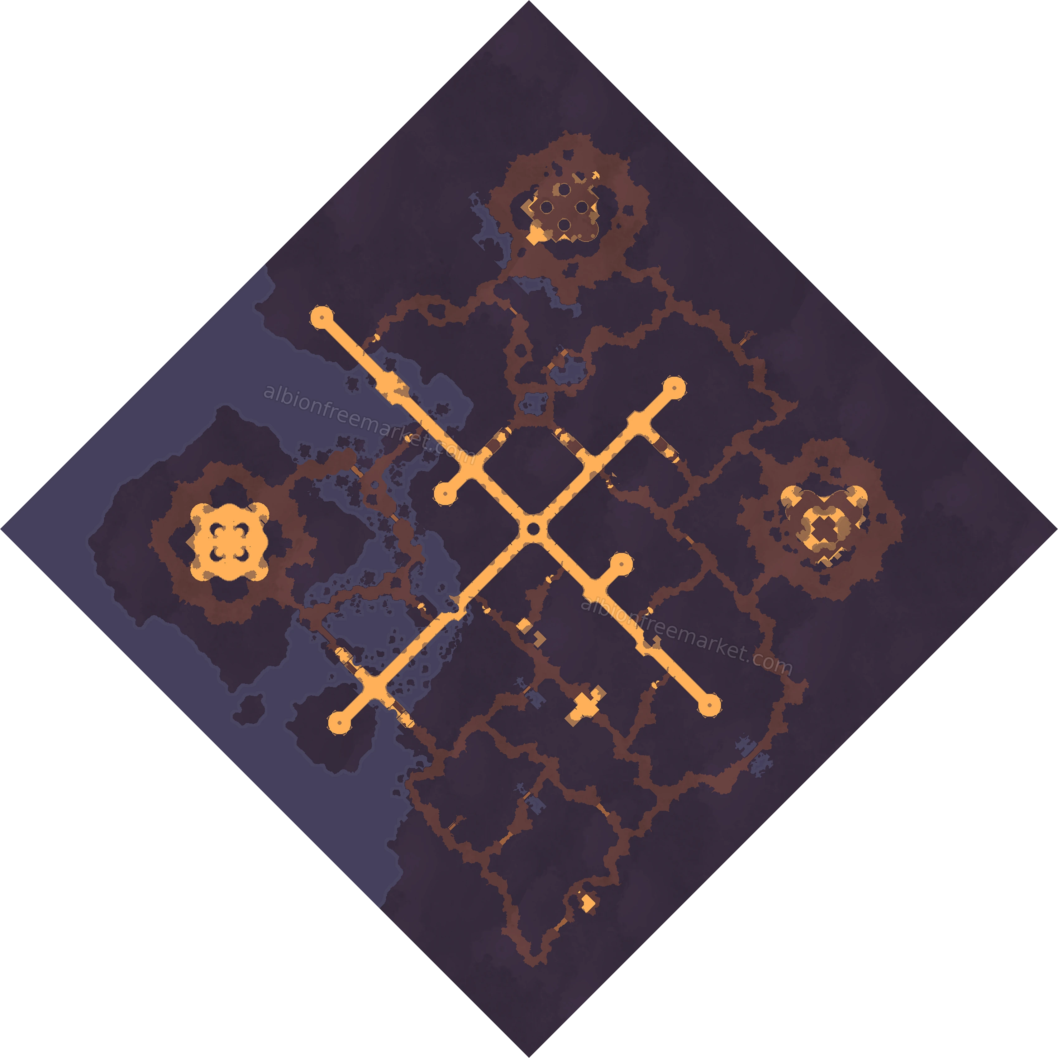 Xilos-Osayam Albion Online map