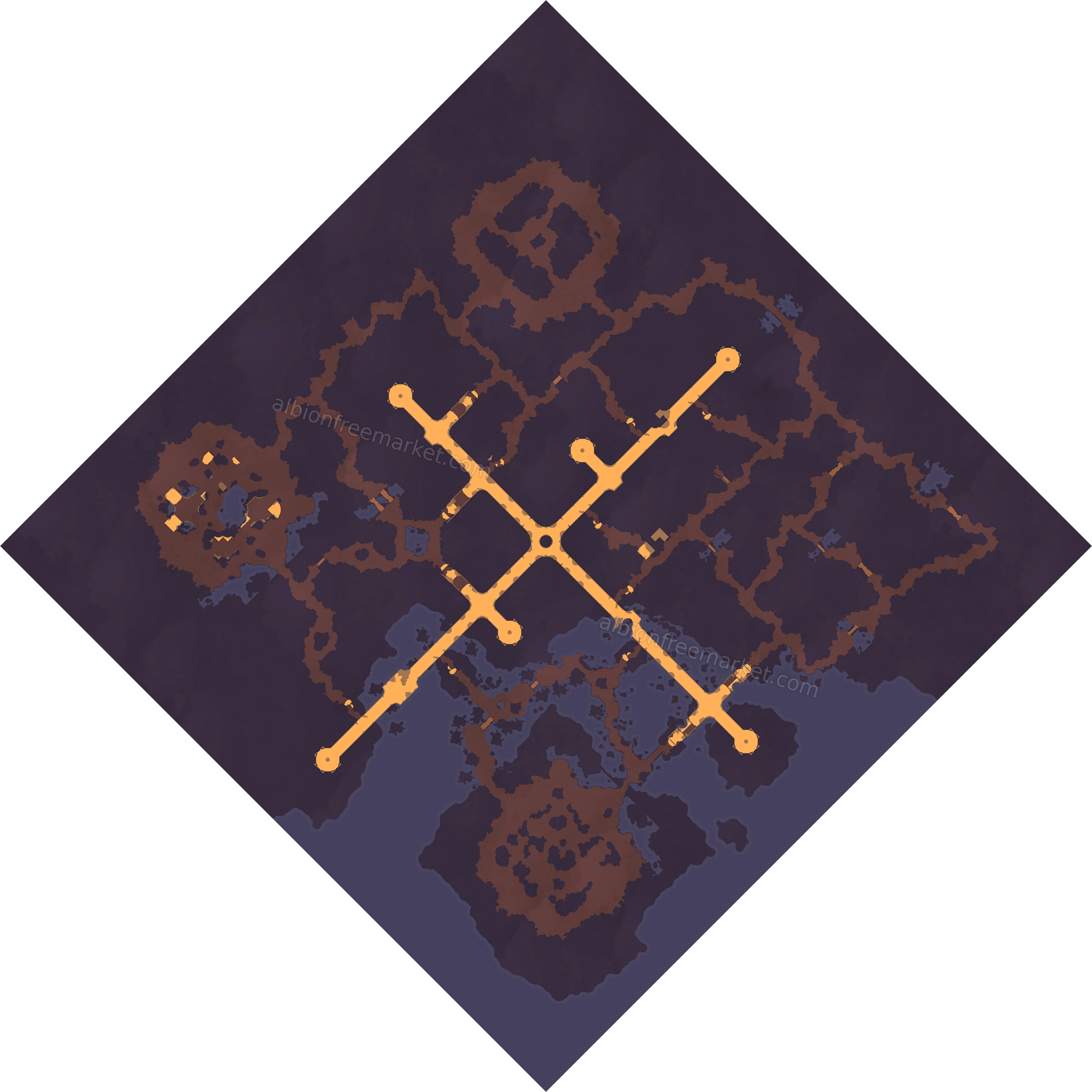Xebos-Emimsum Albion Online map