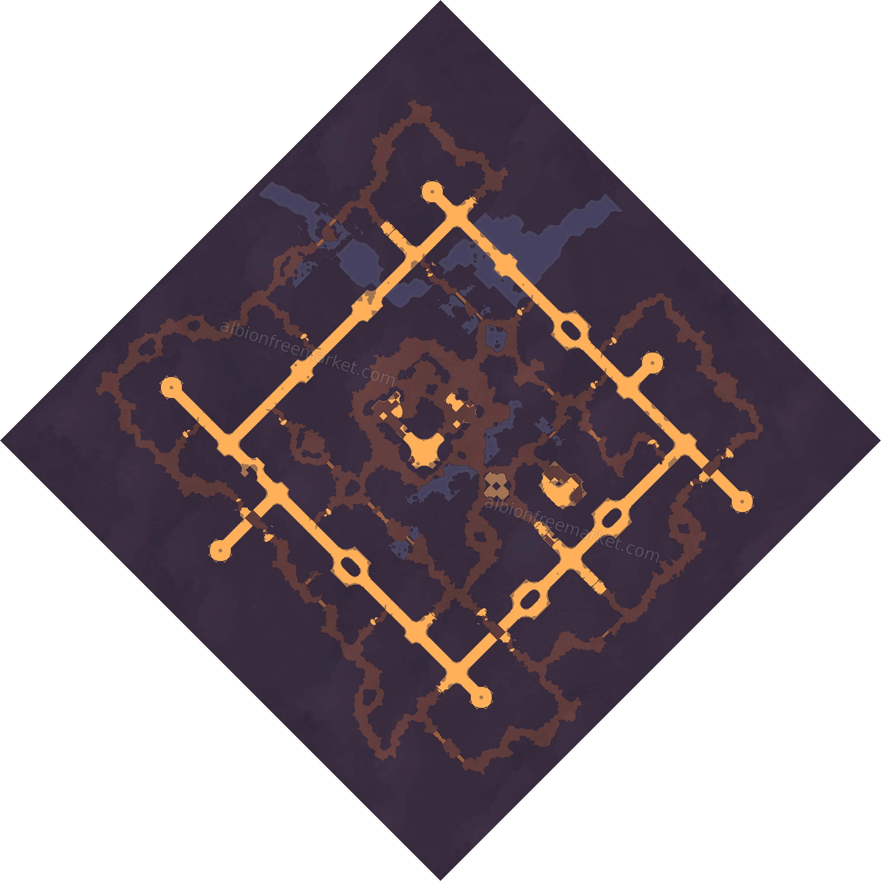 Oeritos-Oyexlos Albion Online map