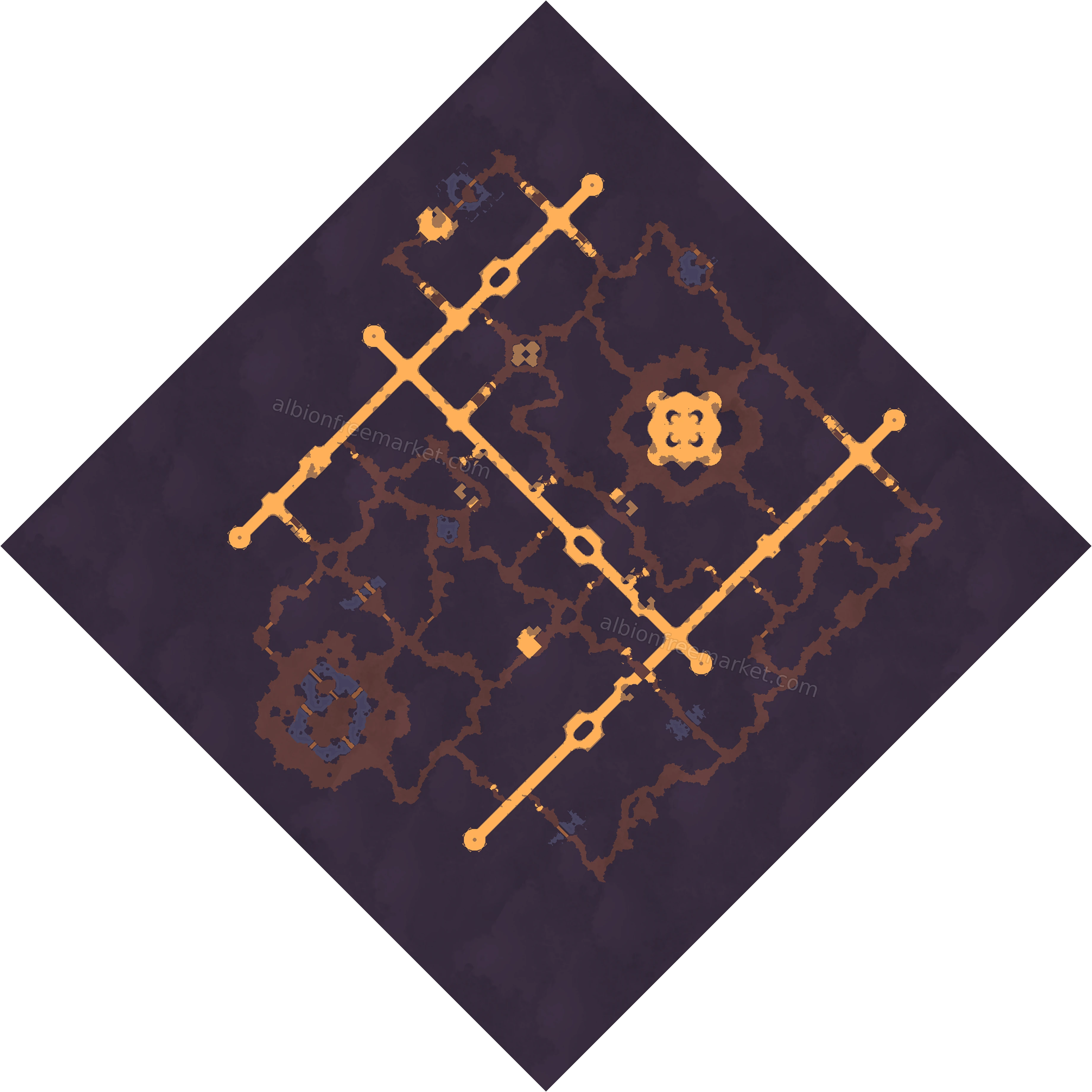 Hasos-Ayousum Albion Online map