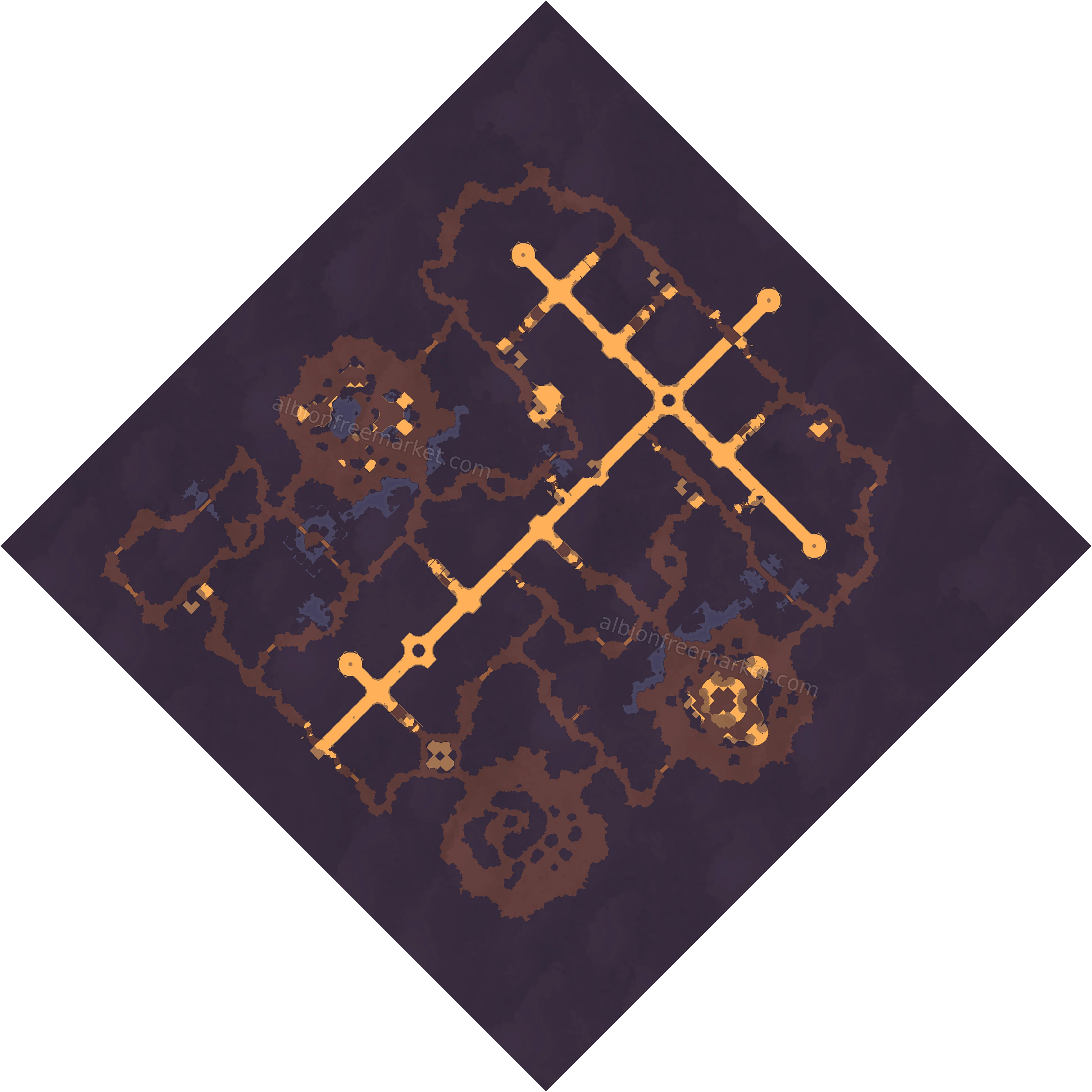 Tieos-Ayoslum Albion Online map