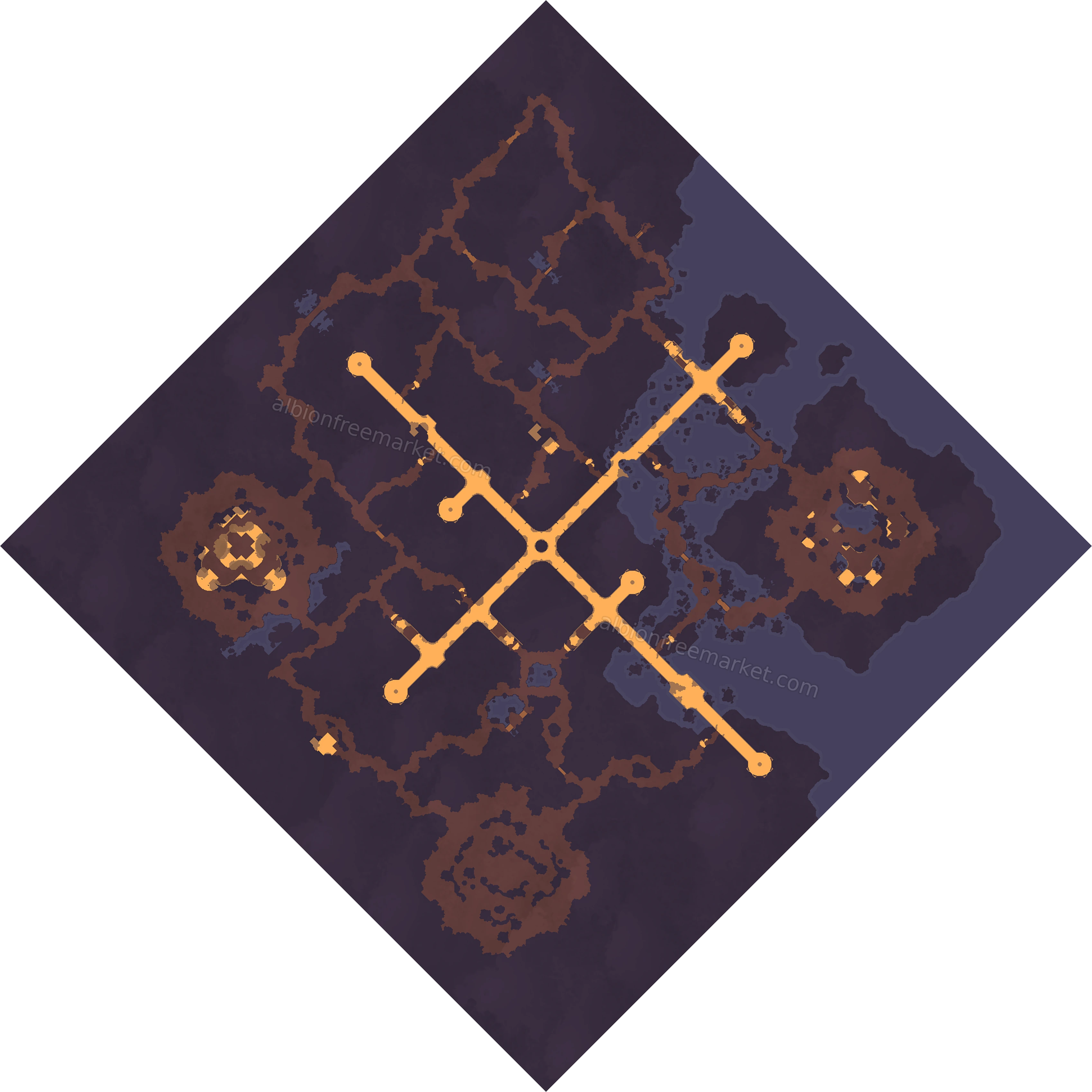 Xynitos-Obursum Albion Online map