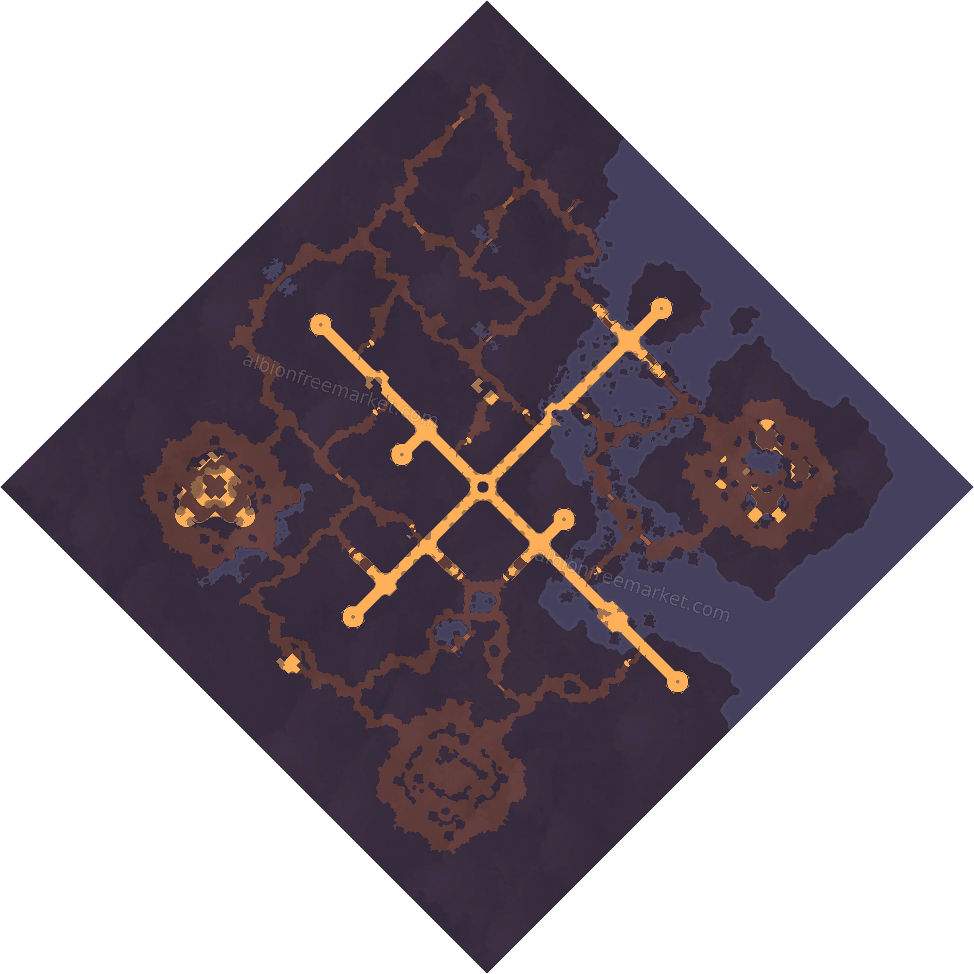 Xetos-Obursum Albion Online map