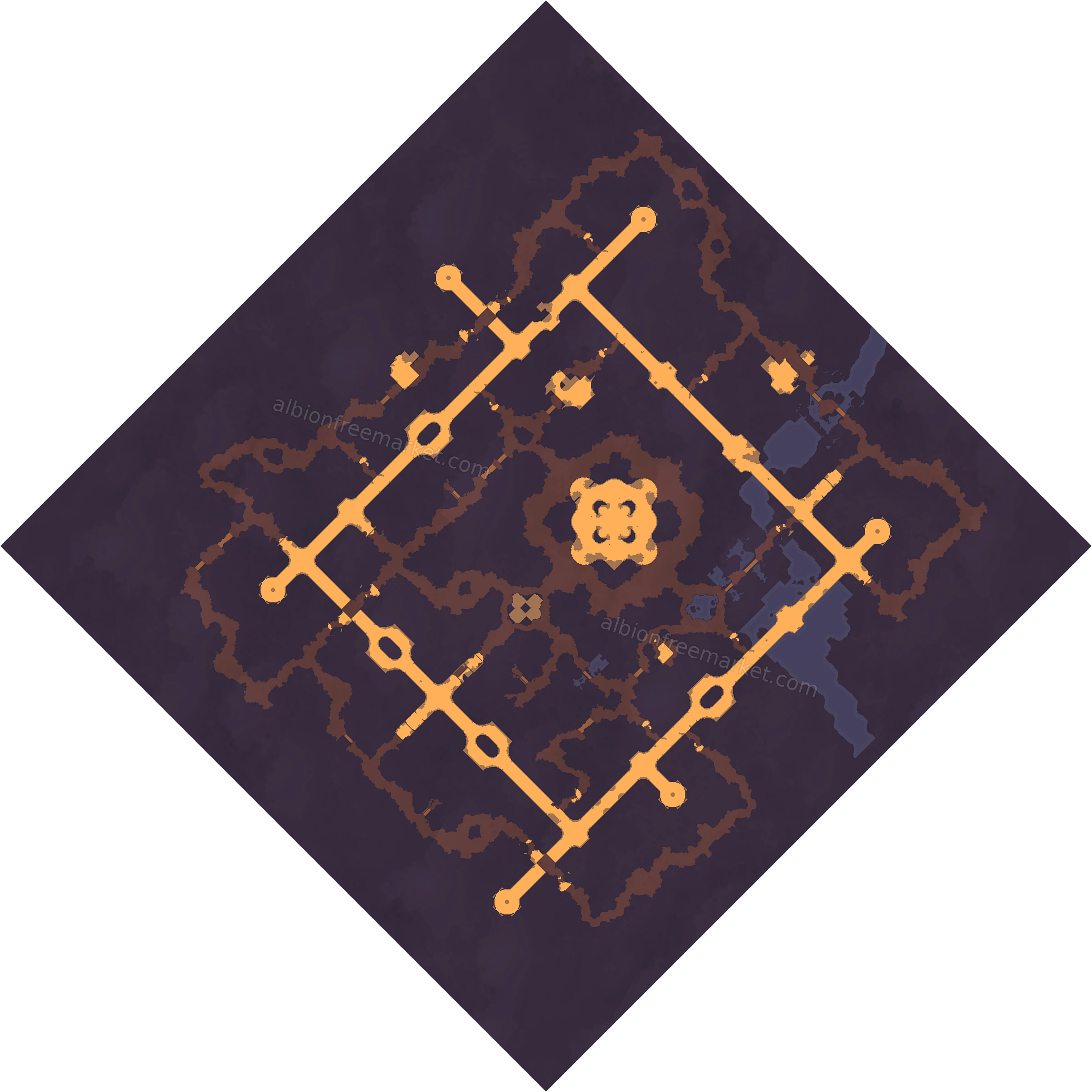 Oetos-Ofailos Albion Online map