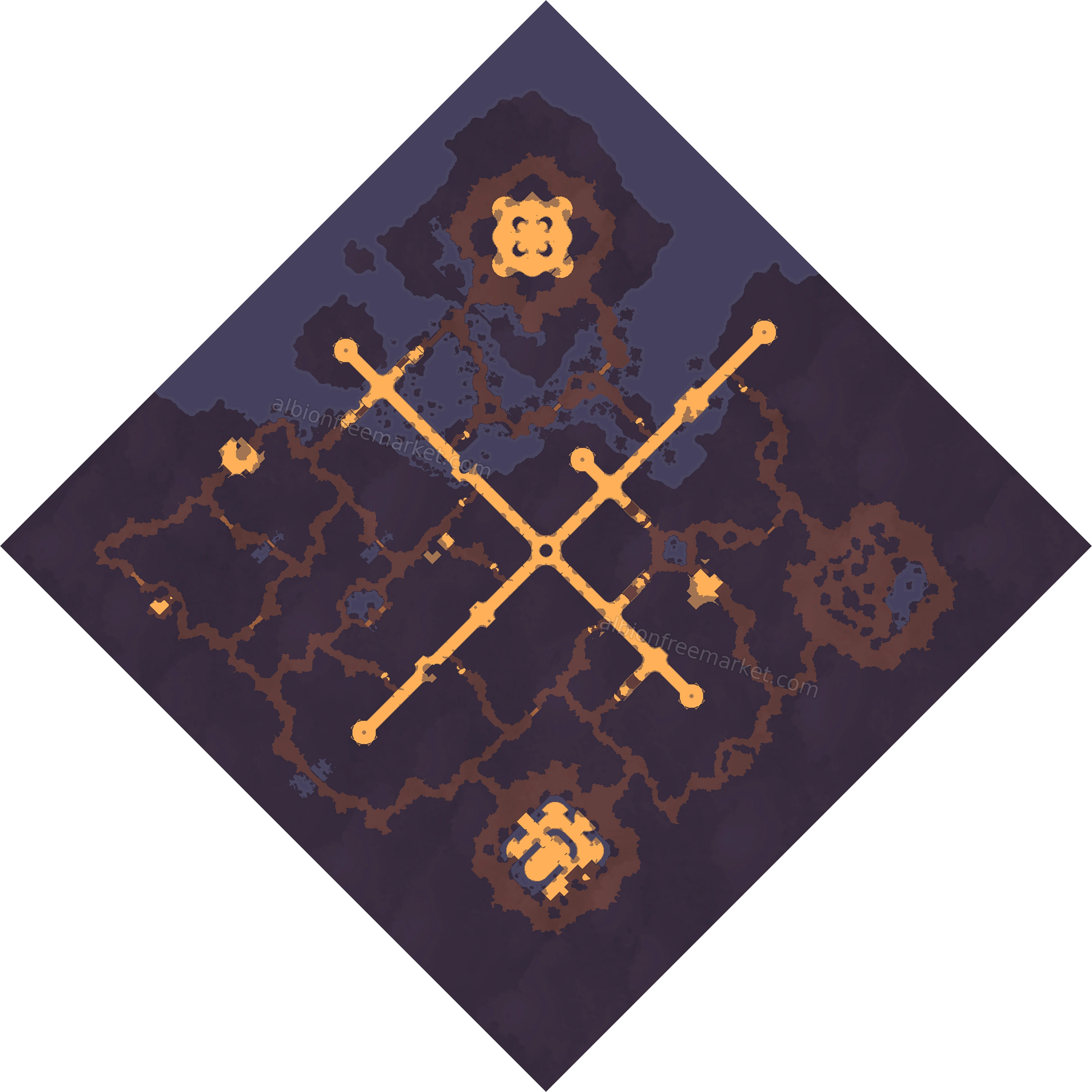 Xases-Ataglos Albion Online map