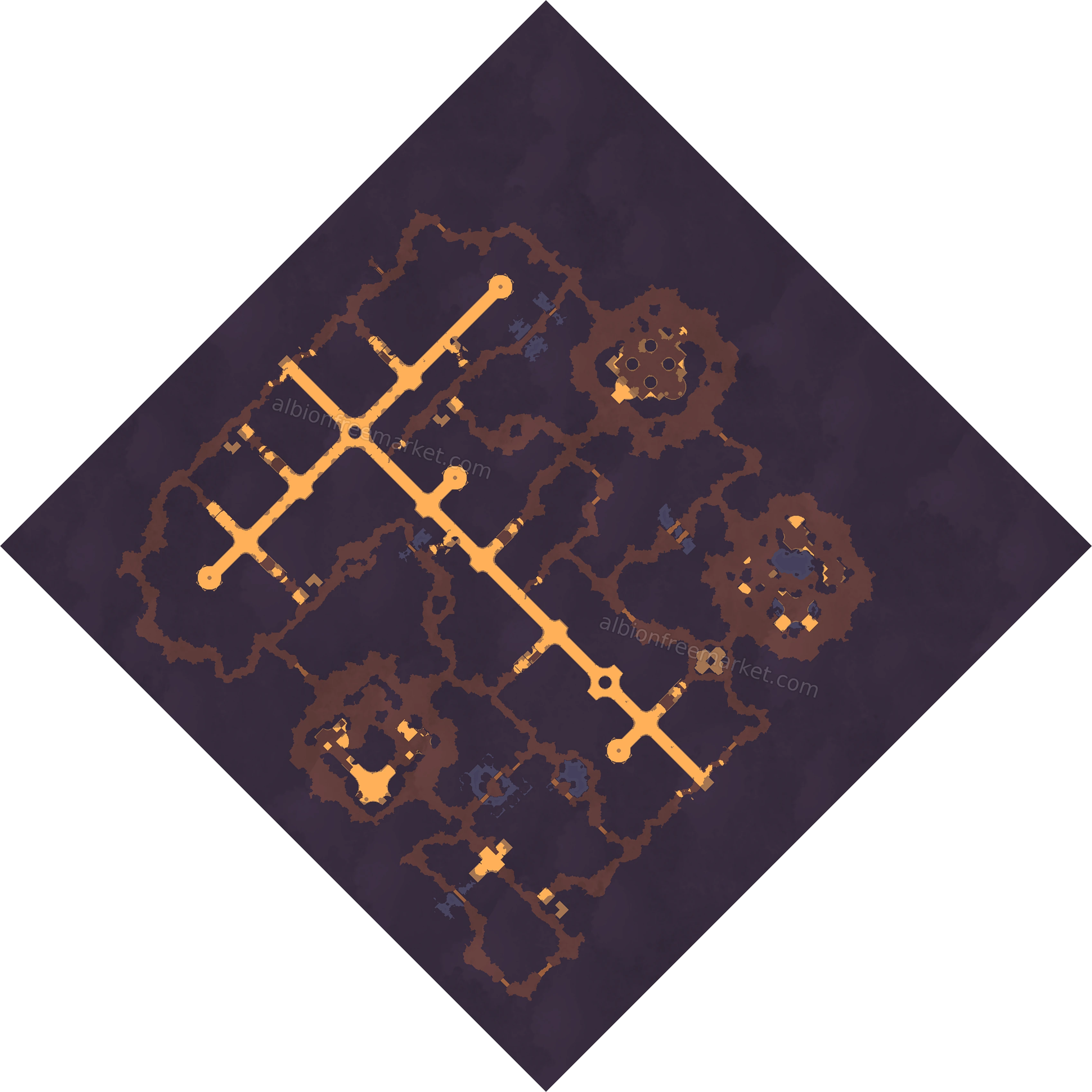Touos-Ataglos Albion Online map