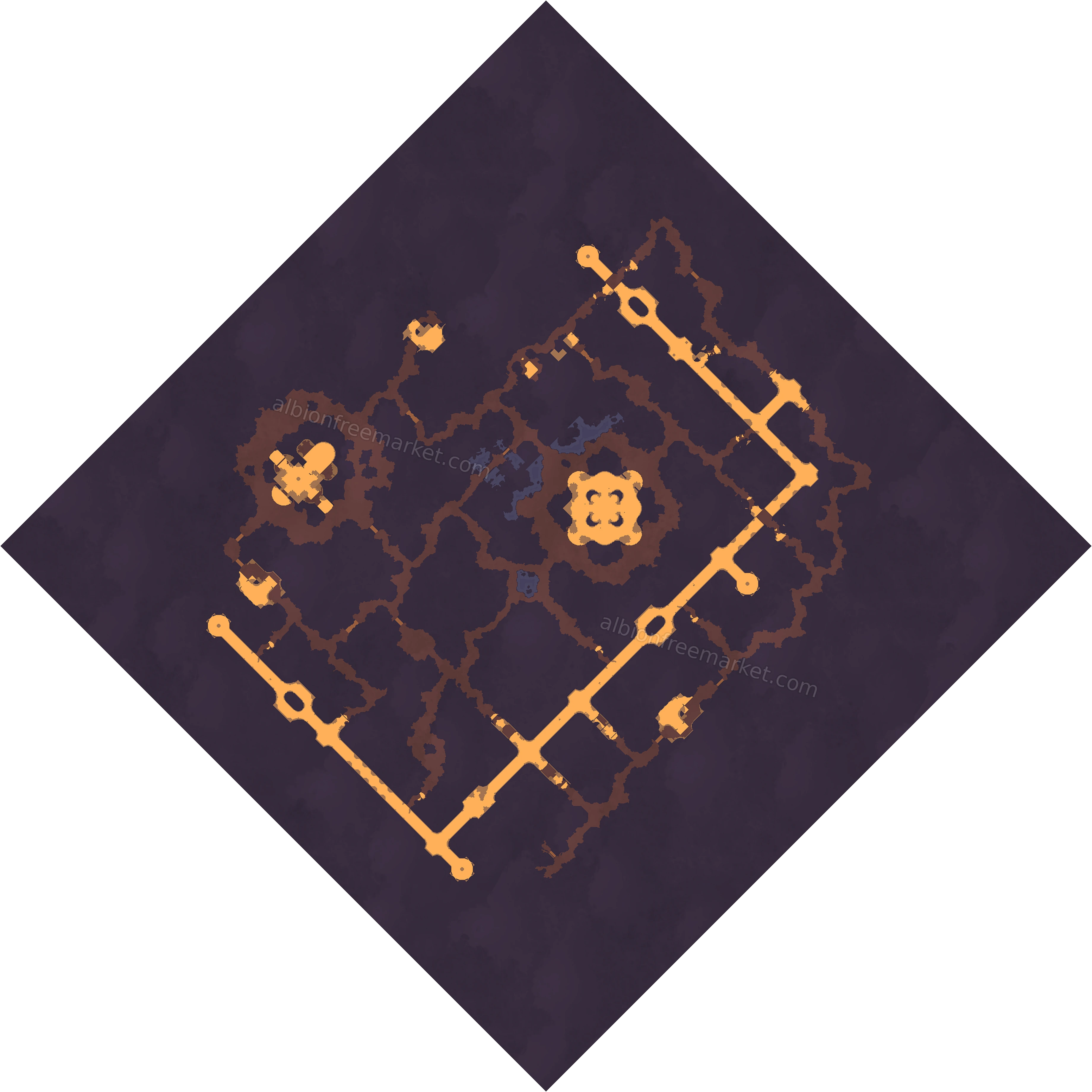 Couos-Opodam Albion Online map