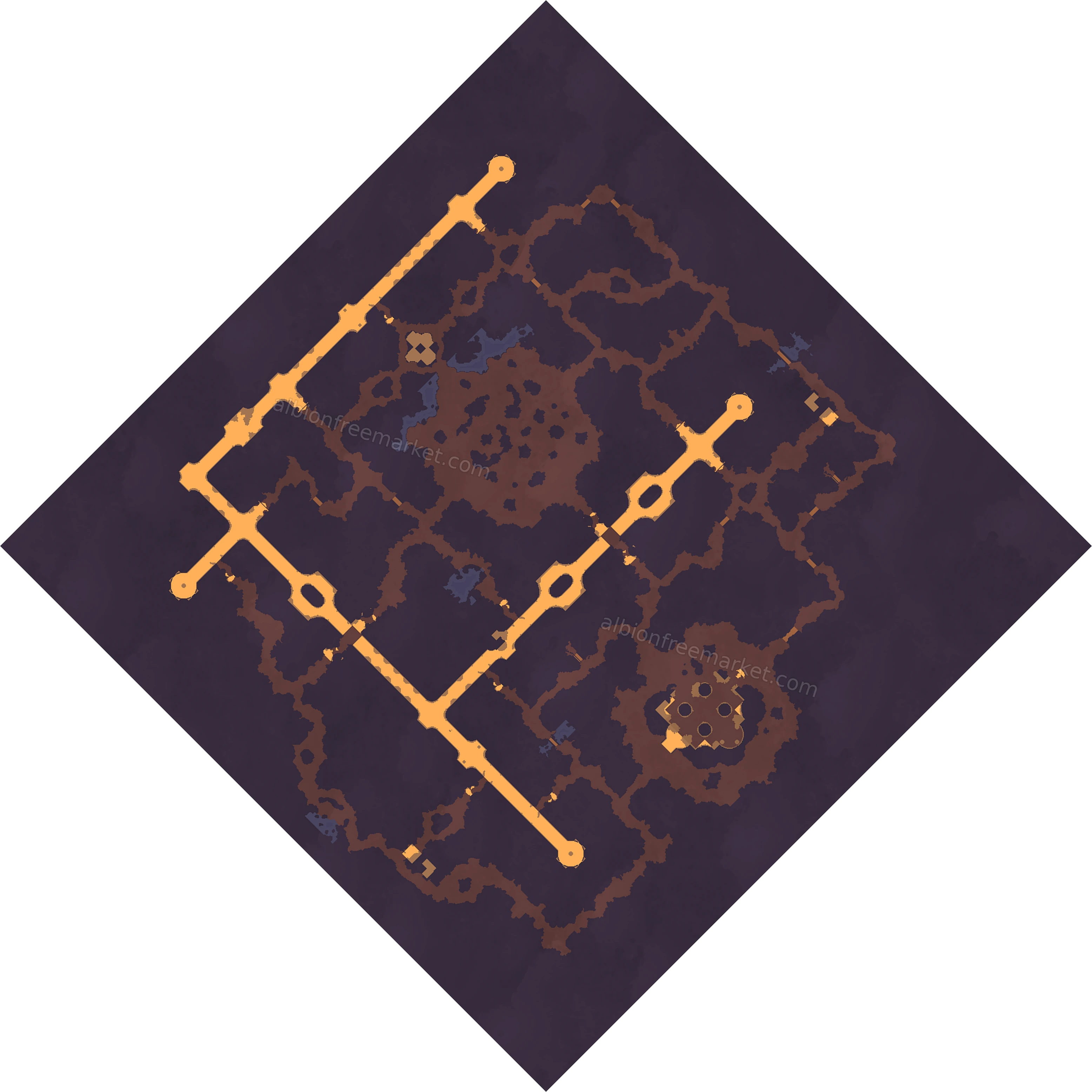 Febos-Acalun Albion Online map