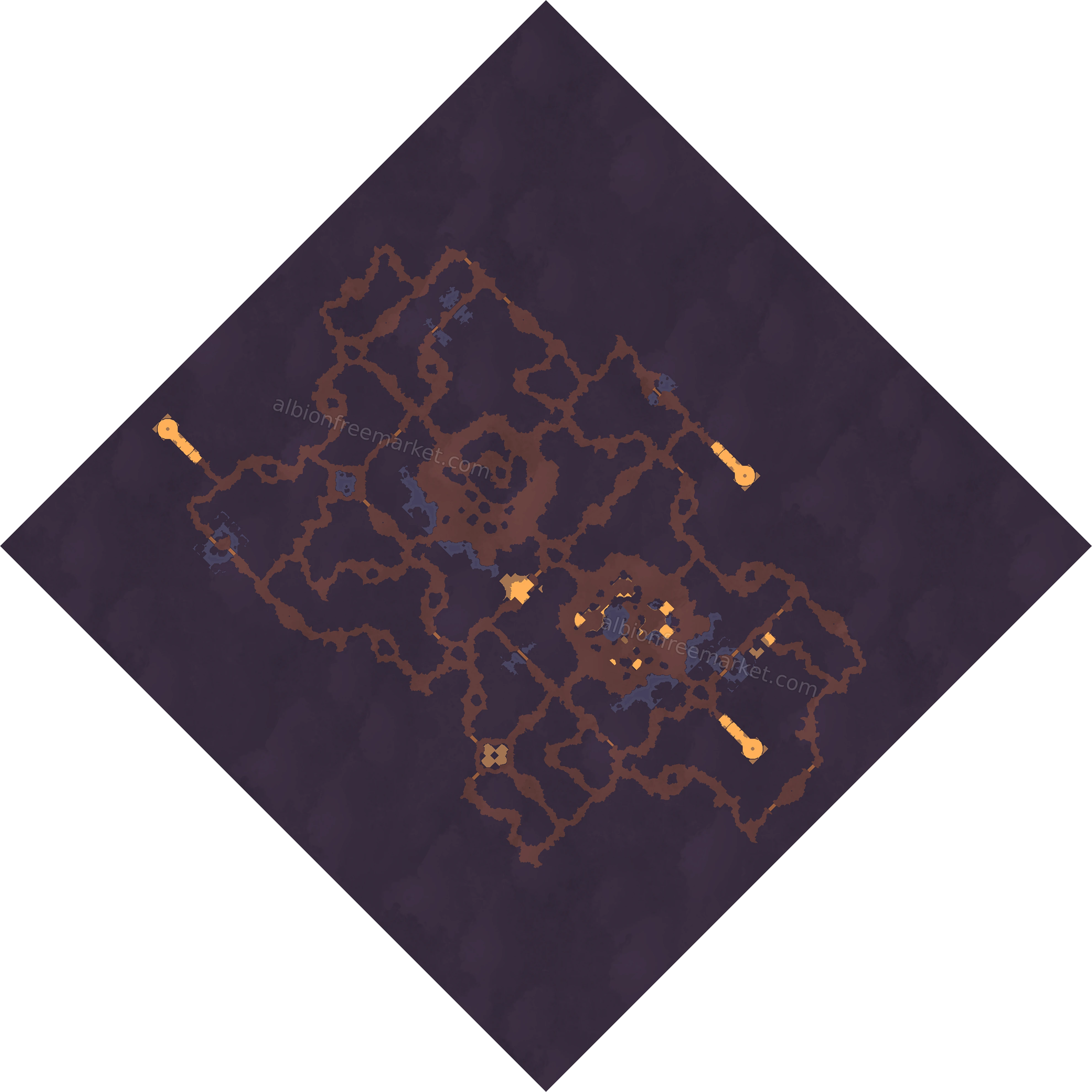 Qiient-Si-Tertum Albion Online map