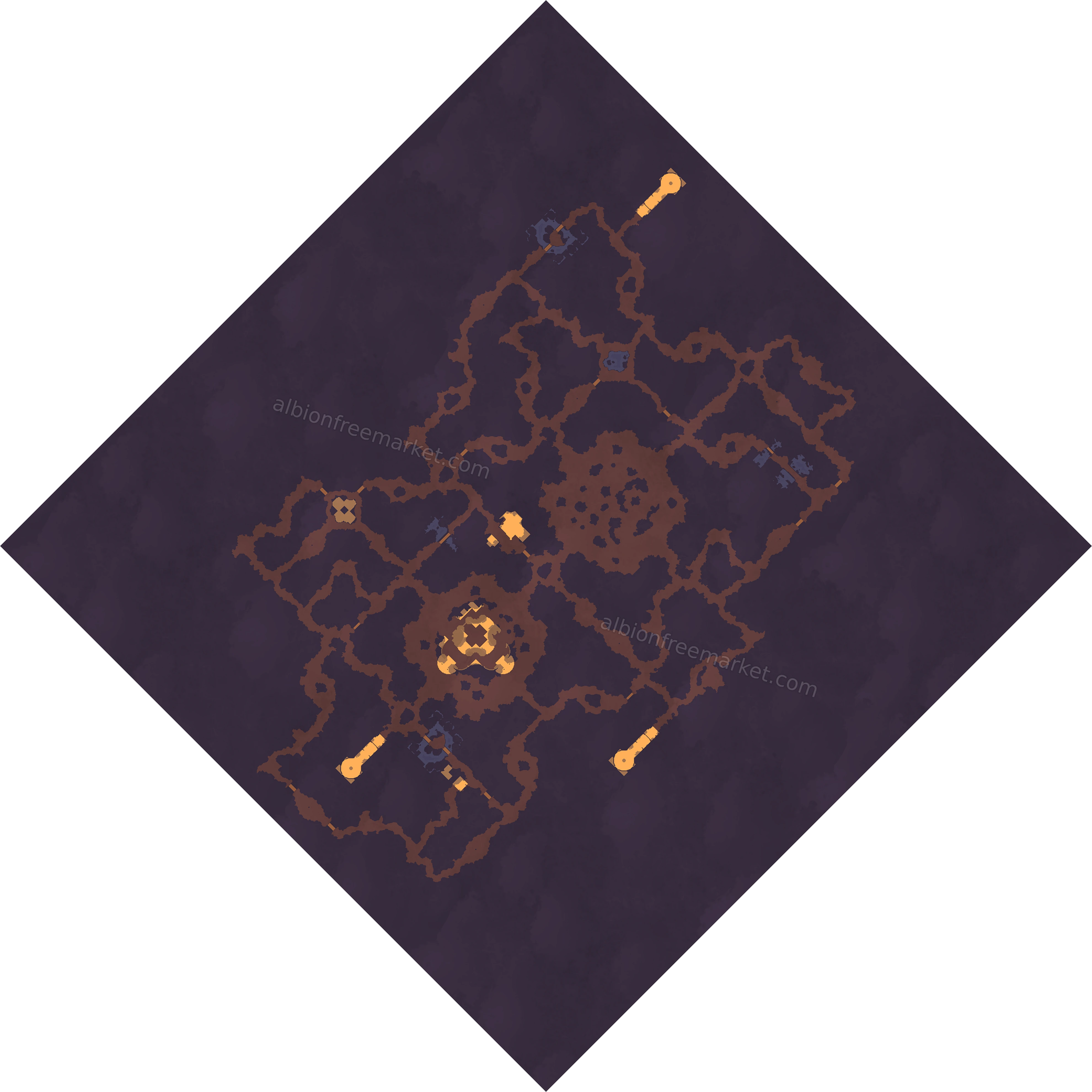 Qiient-Al-Viesis Albion Online map