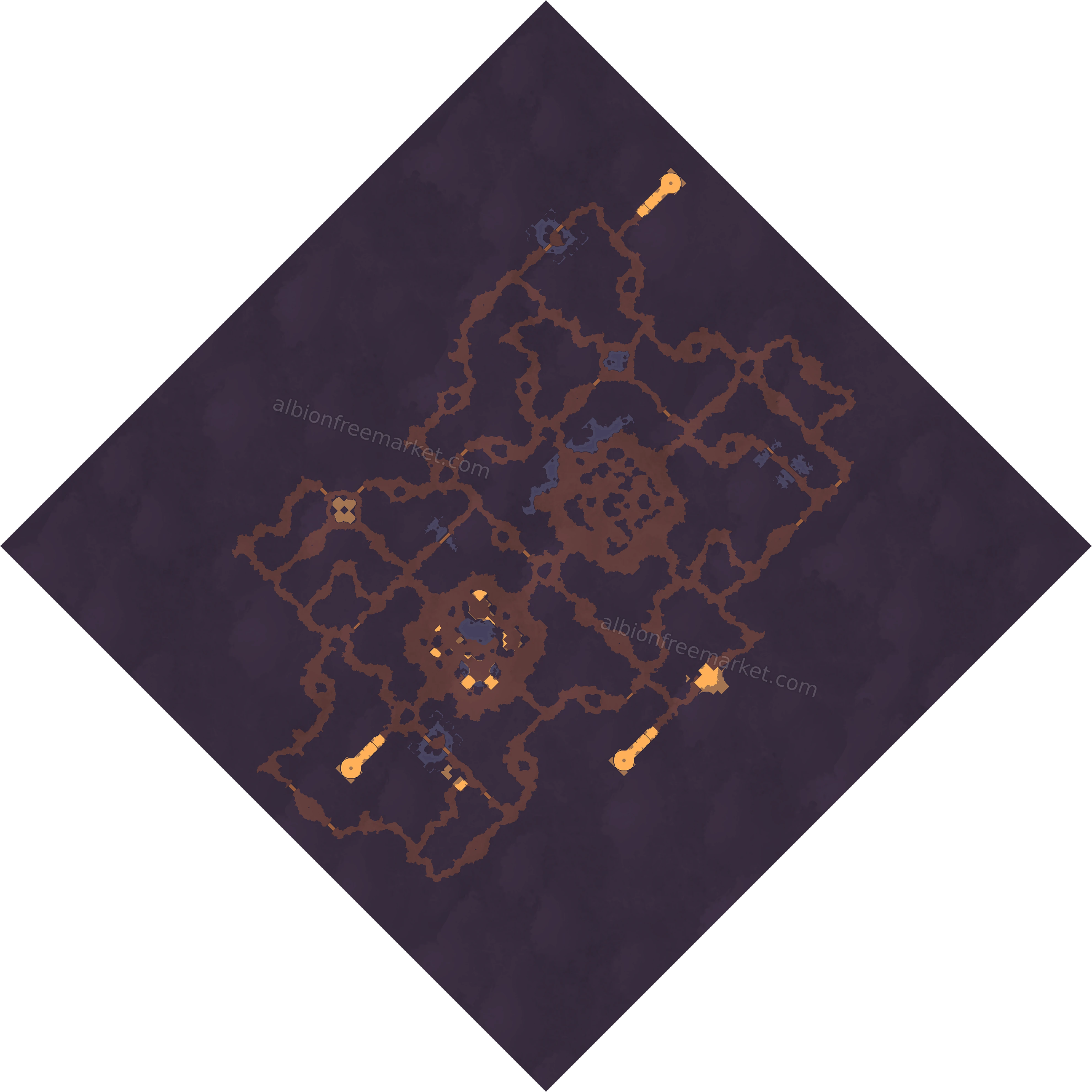 Secent-Qi-Odesom Albion Online map