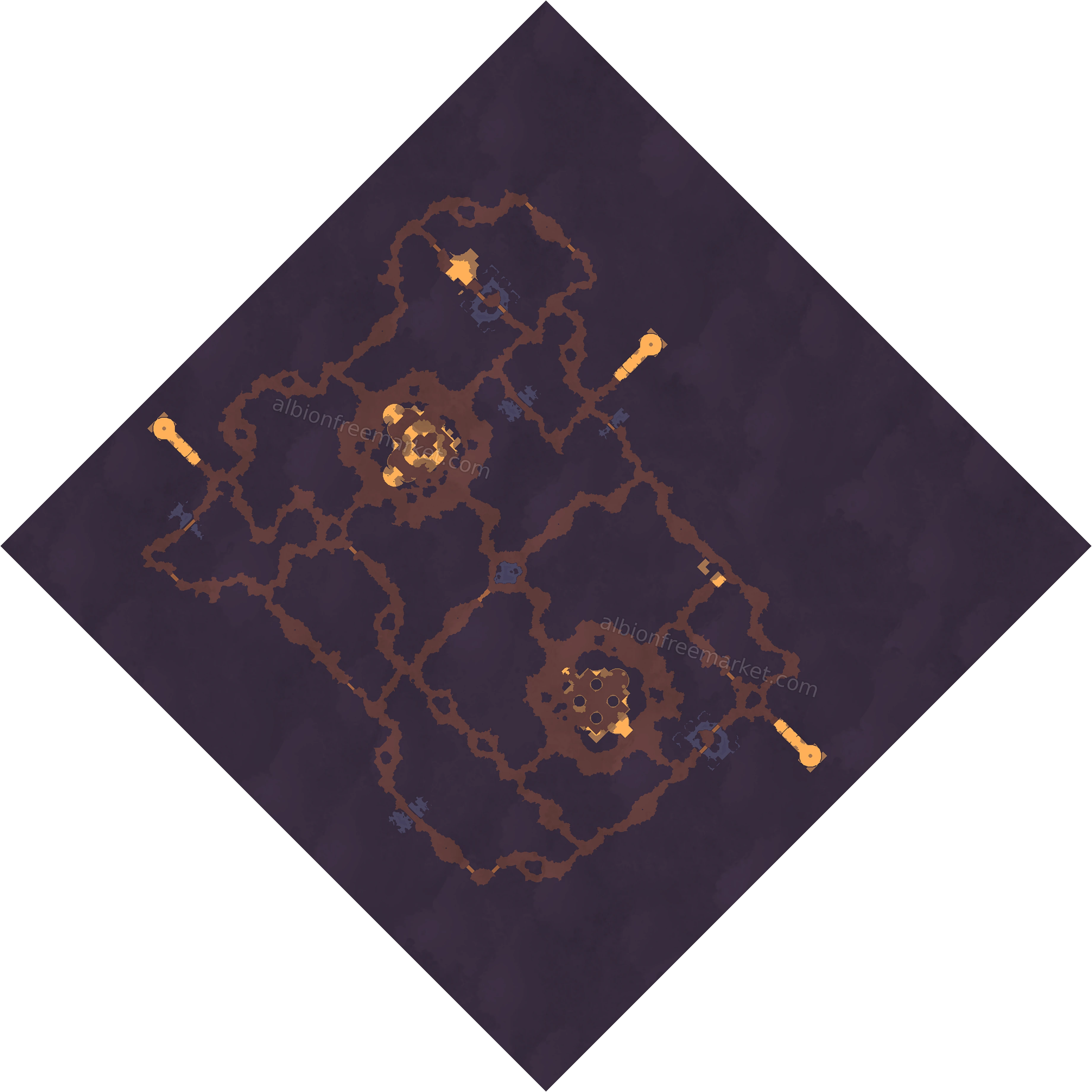 Sectun-Qinsom Albion Online map