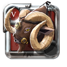 Saddled Bighorn Ram