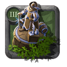 Silver Trader Statue